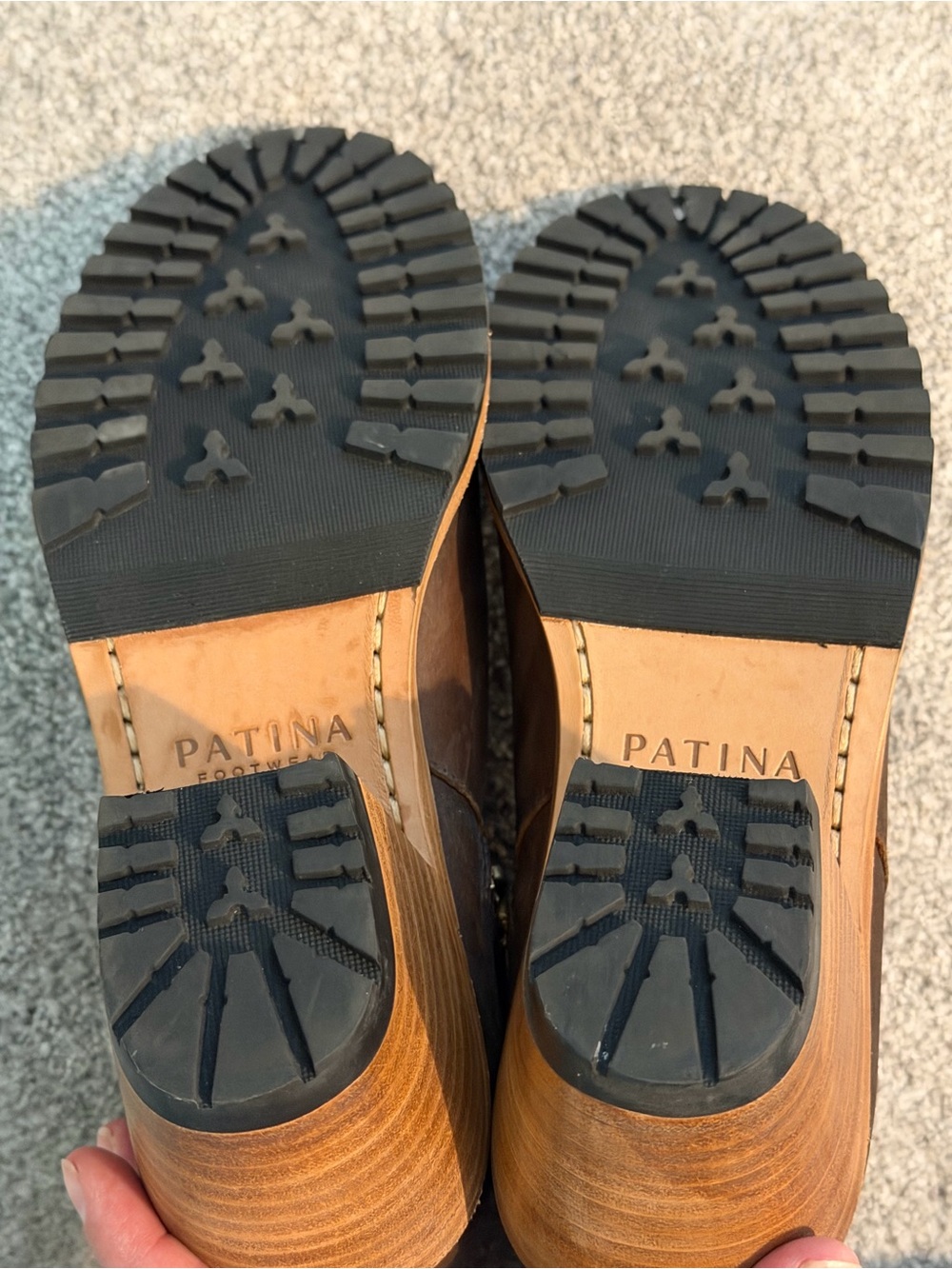Portland Leather Canyon Cognac Brown Side-Zip Ankle Booties 9.5 - Picture 5 of 6